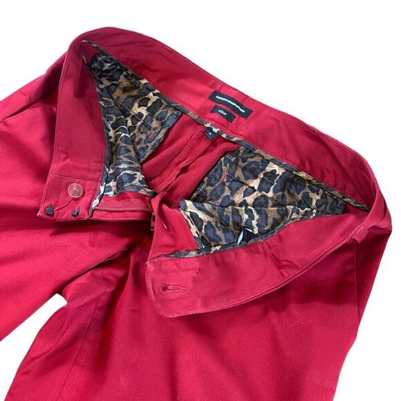 Express Design Studio EDITOR Career Dress Suit Pants Red Professional Sz 8 #154G - Picture 10 of 14
